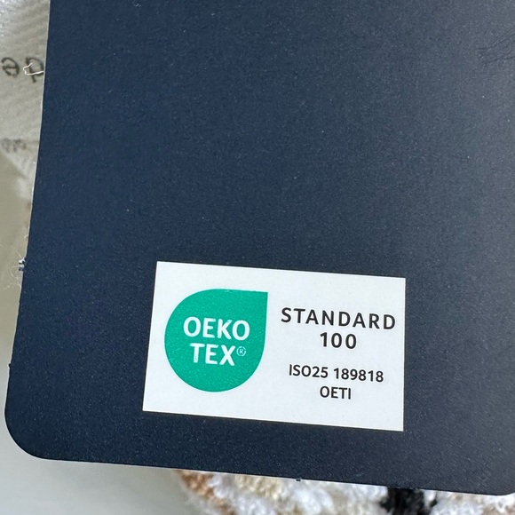 Brooks Brothers Premium Turkish Cotton Tip Towels 2 pc Black White Tan Beige NWT - Picture 7 of 7